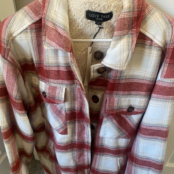 Love Tree Jackets & Blazers - Love Tree Shacket-size XL never worn